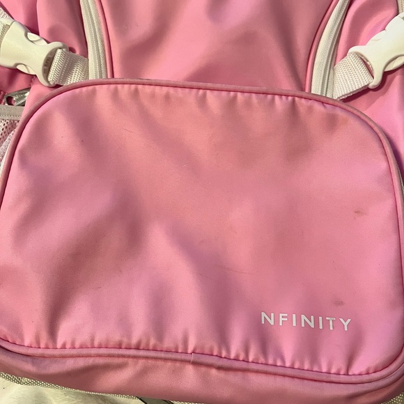LIGHT PINK NFINITY BACKPACK AS IS - Picture 2 of 11